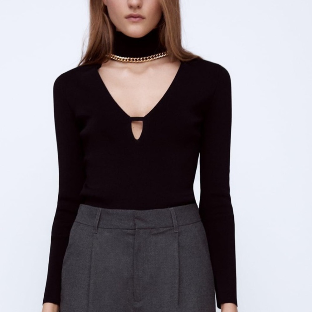 Zara knit sweater with chains - Picture 1 of 8